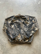 Load image into Gallery viewer, Vintage Mossy Oak Breakup Camo Bomber Jacket (L)