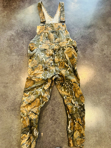 Vintage Mossy Oak Fall foliage Overalls