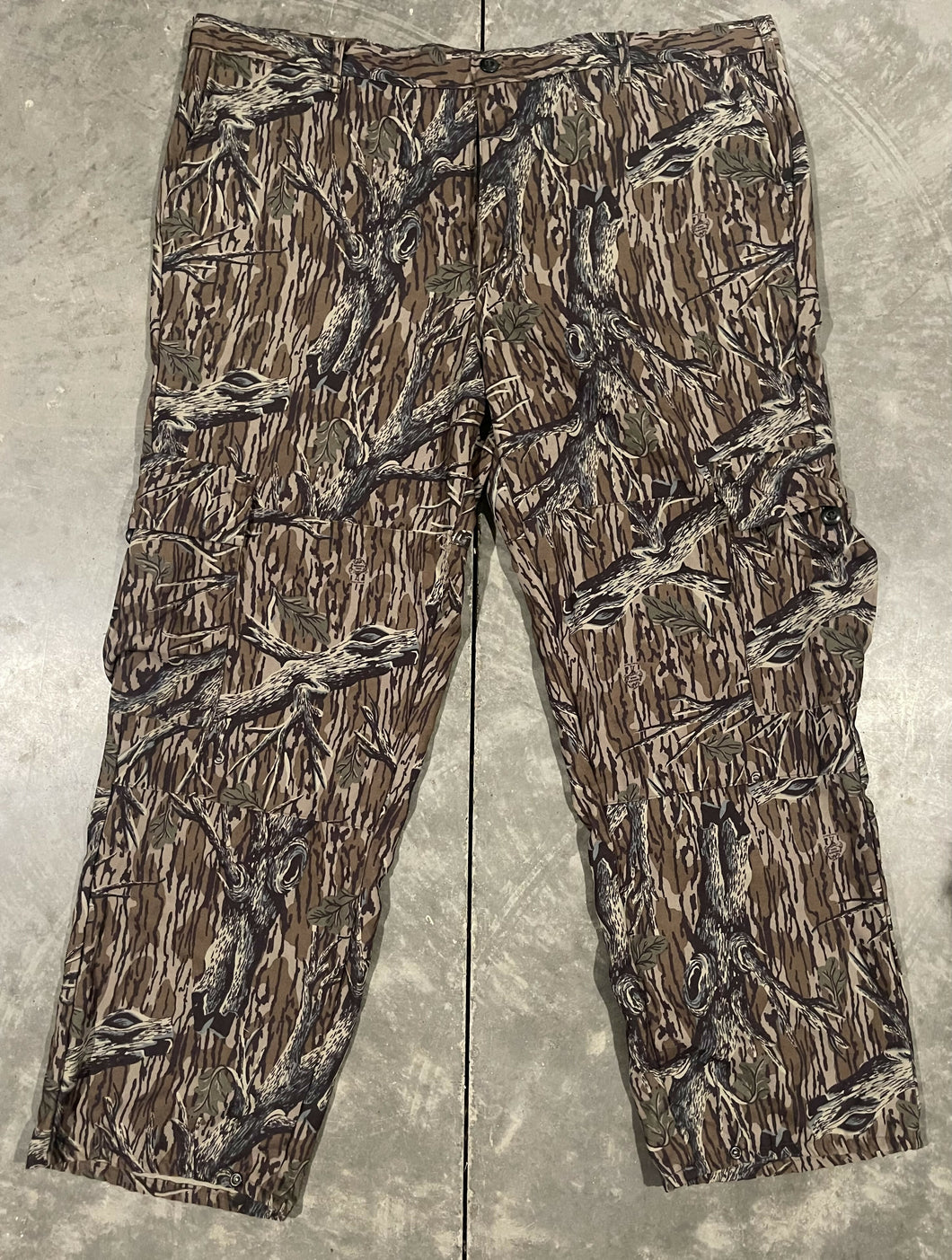 90's Gander Mountain Mossy Oak Lightweight Treestand Pants (48x32) 🇺🇸