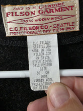 Load image into Gallery viewer, Vintage Filson Charcoal Wool Vest Size 50 USA