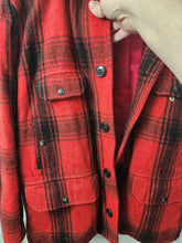 Load image into Gallery viewer, Vintage Johnson Woolen Mills Buffalo Plaid Jacket Size 38