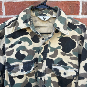 Vintage duck Camo button up shirt