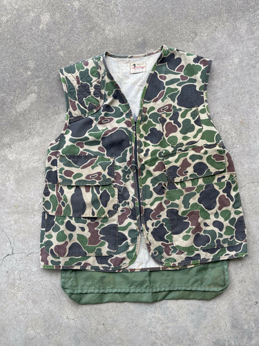 Vintage Canvasback Duck Camo Hunting Vest