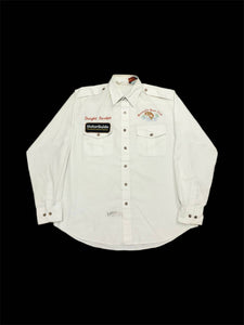 90s Maumelle Bass Fishing Club Guide Shirt (L)