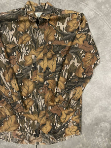 90’s Mossy Oak Fall Foliage Button Down Shirt (S)🇺🇸