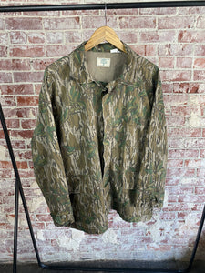 Vintage Mossy Oak Green Leaf 3-pocket