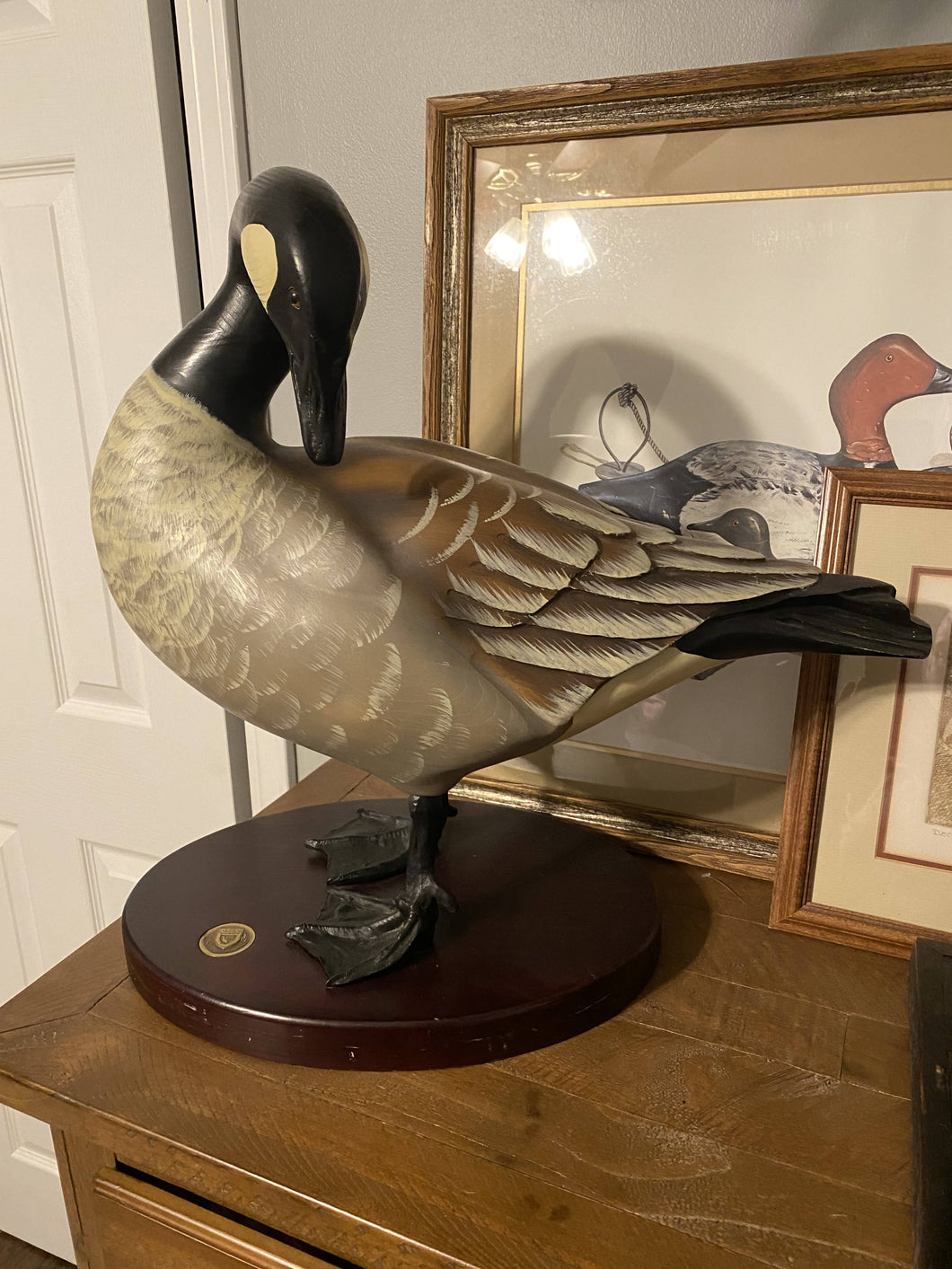 DU Goose Sculpture