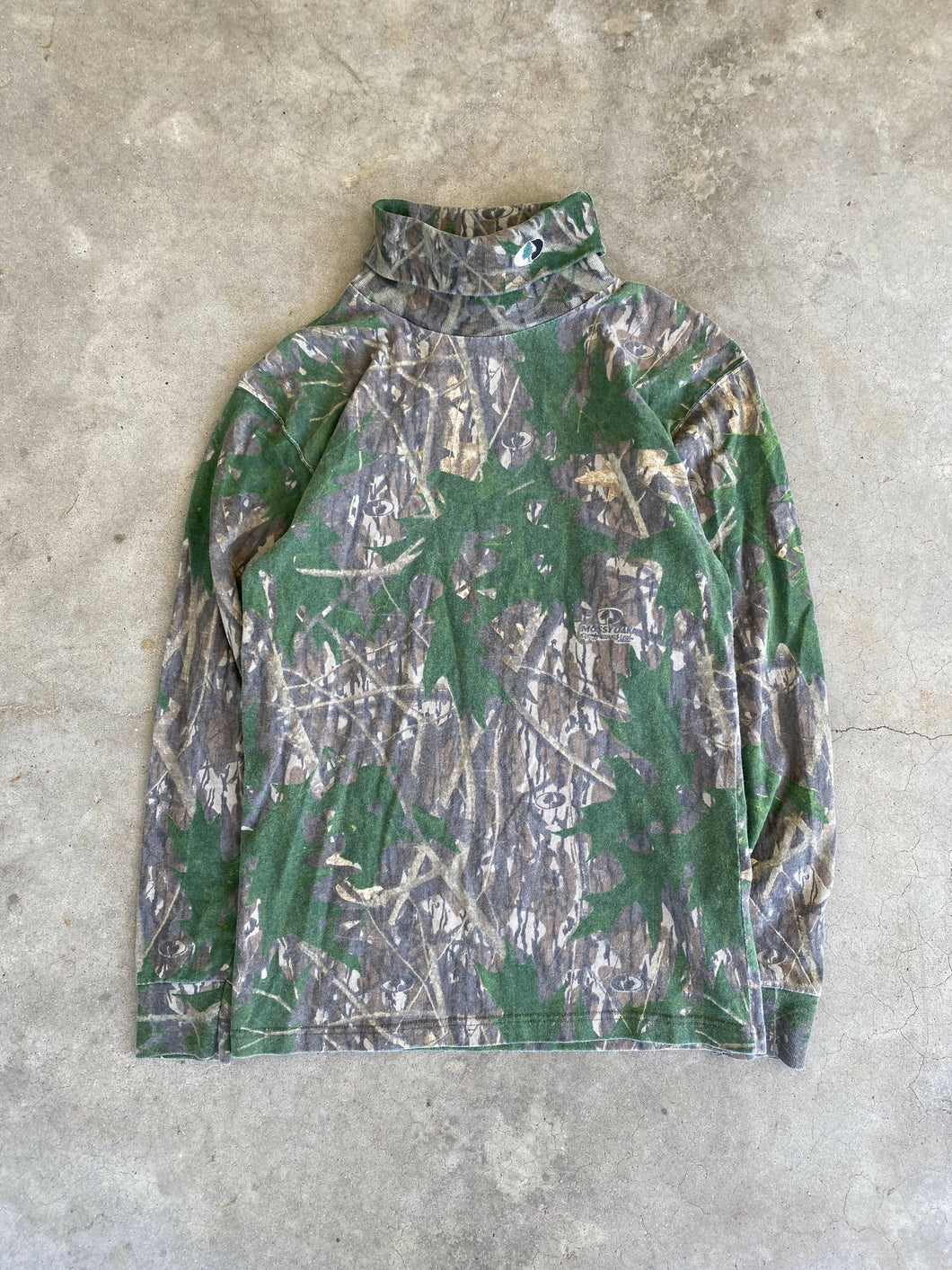 Vintage Mossy Oak Shadowleaf Turtleneck (M)🇺🇸