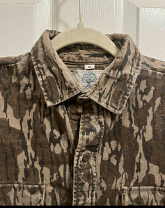 Mossy Oak Bottomland Chamois Button Up Shirt (M) 🇺🇸