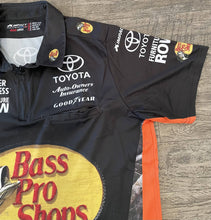 Load image into Gallery viewer, NASCAR Martin Truex Jr. / BASS PRO SHOPS / True Timber Camo Race-Used Pit Crew Shirt LARGE