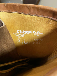 Vintage Resoled Chippewa Snake Boots (12D) 🇺🇸