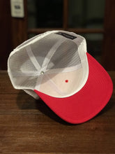 Load image into Gallery viewer, Vintage Mann’s Bait Co Patch on Richardson 112 Trucker Snapback Hat! Very Nice!
