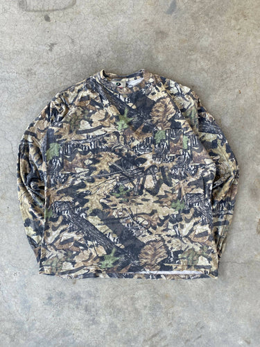 Vintage Mossy Oak Forrest Floor Longsleeve (XL/XXL)