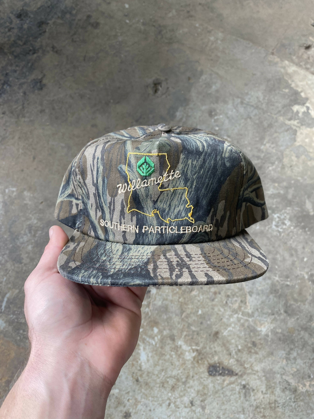 Vintage Willamette Mossy Oak Treestand Camo Snapback 🇺🇸