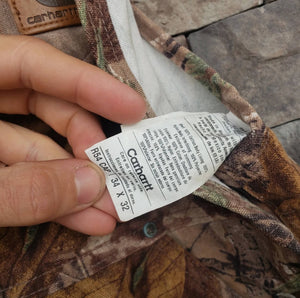 Carhartt RealTree™ quilt Lined bib overalls 34x32