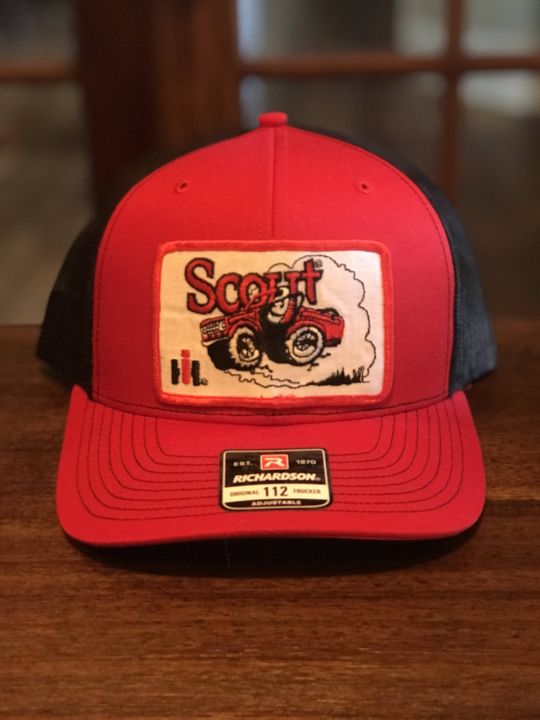 Vintage International Scout Patch on  Richardson 112 Trucker Hat! Very Nice!