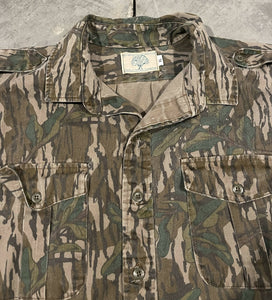 90’s Mossy Oak Greenleaf Button Down Shirt (XL) 🇺🇸