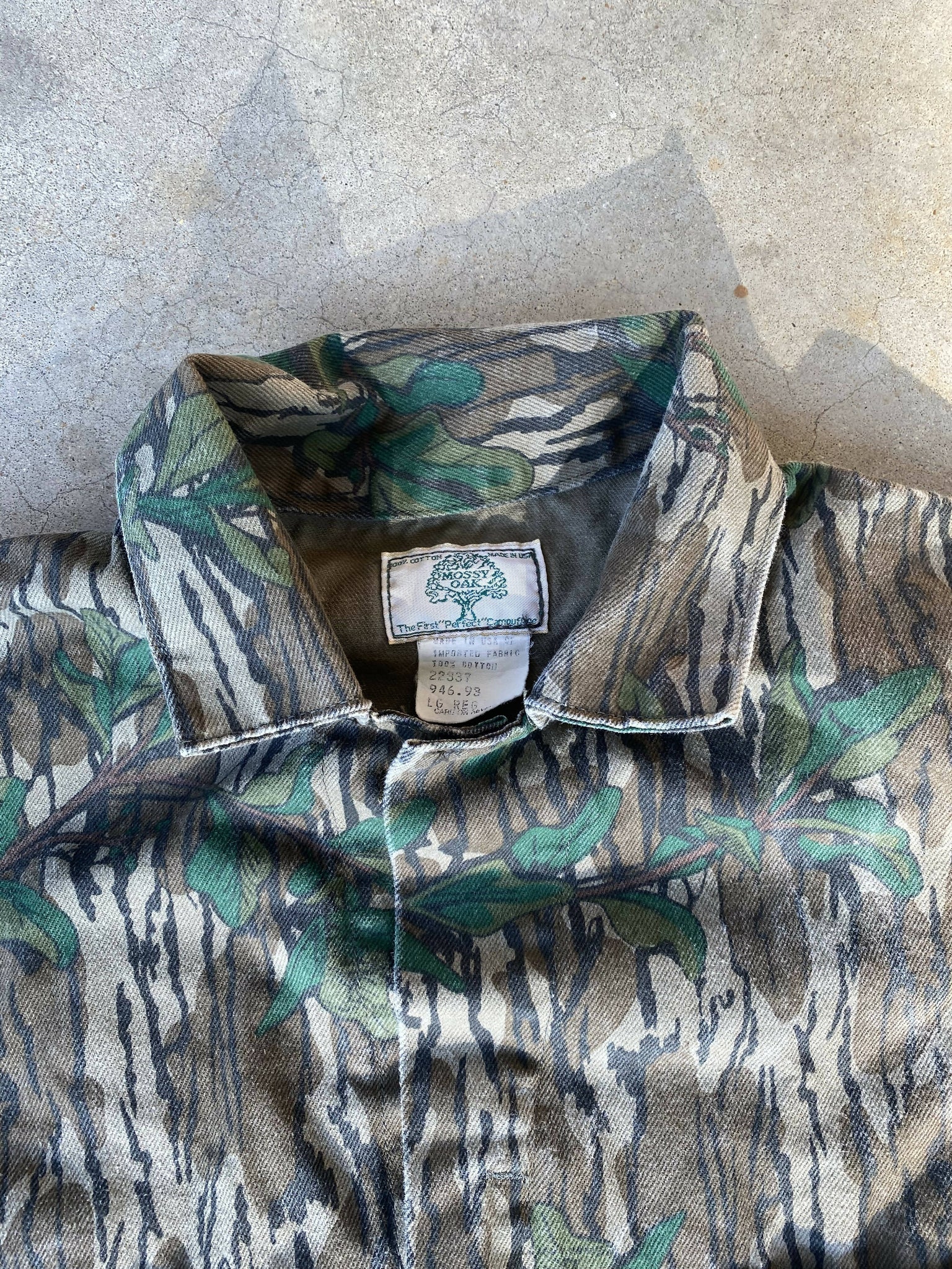 Vintage ALADDIN 37210 GREEN Camouflage CAMO Hunting OUTDOORS 1