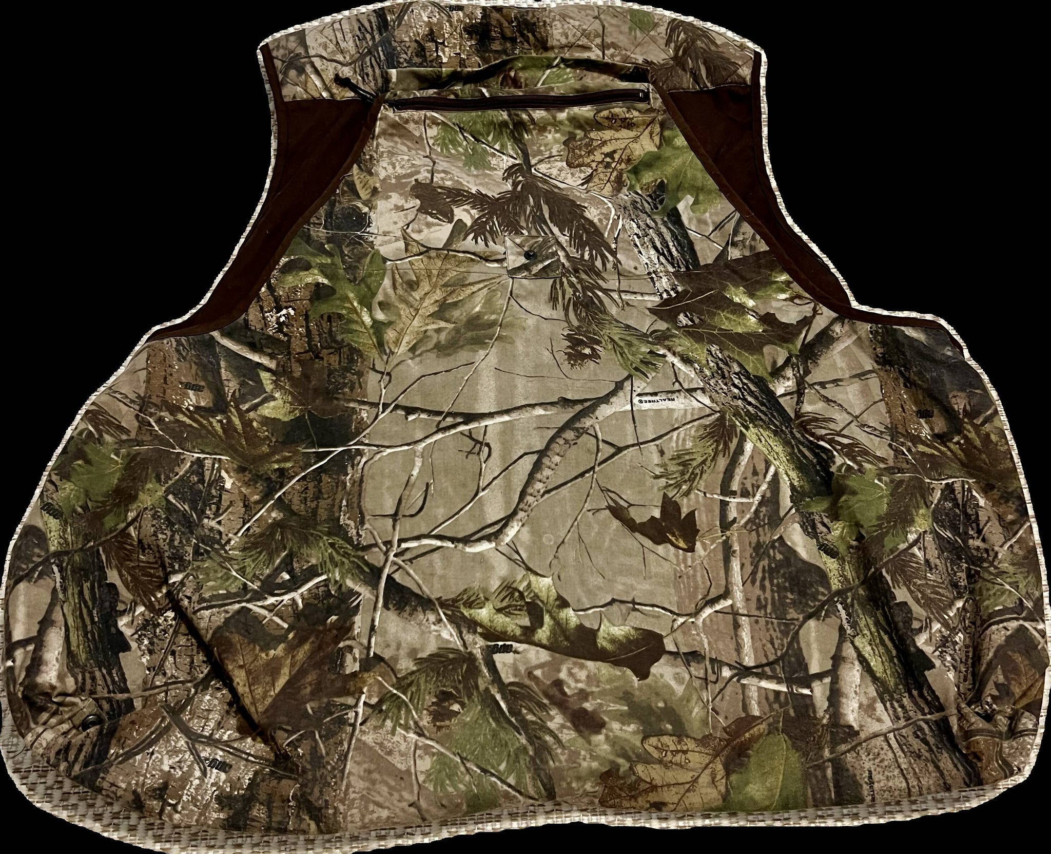 Rattlers Brand RealTree Camo Shooting Vest with Game Pouch Large