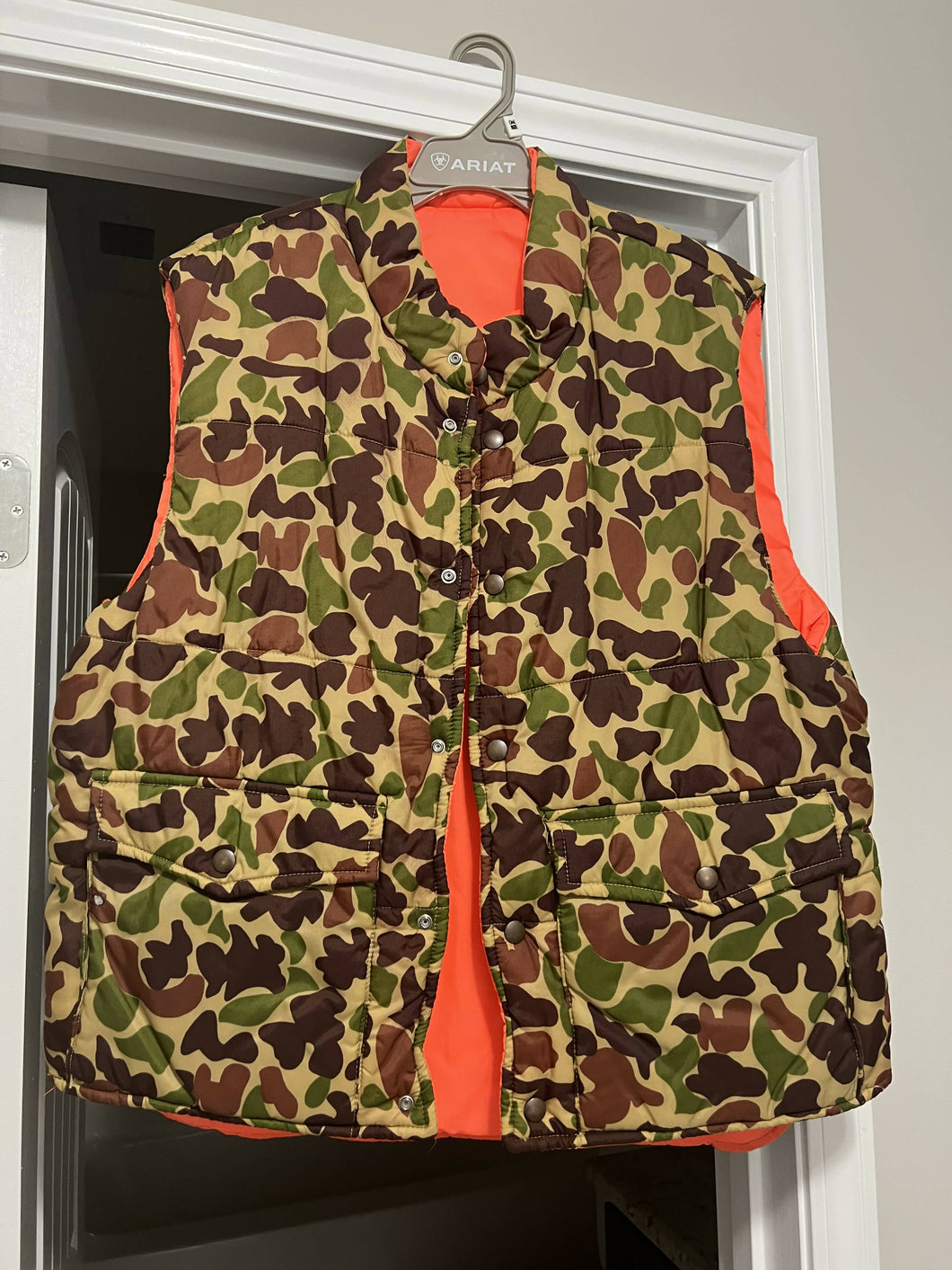 Duck Camo orange vest (M)