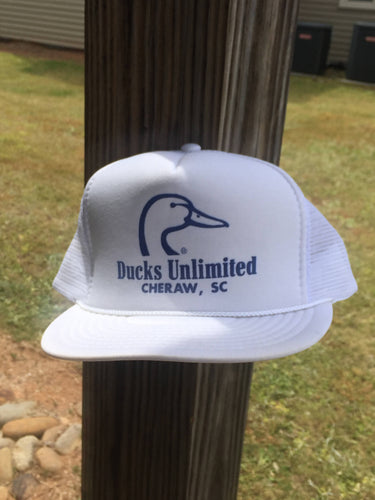 White ducks unlimited SnapBack