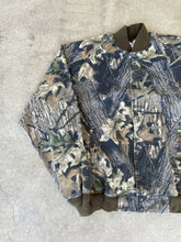 Load image into Gallery viewer, Vintage Mossy Oak Break Up Camo Bomber Jacket
