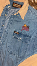 Load image into Gallery viewer, Remington Pheasants Forever Denim Button Up Shirt (L/XL)