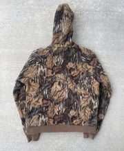 Load image into Gallery viewer, Cabela’s Mossy Oak Fall Foliage Fleece Jacket (S/M)