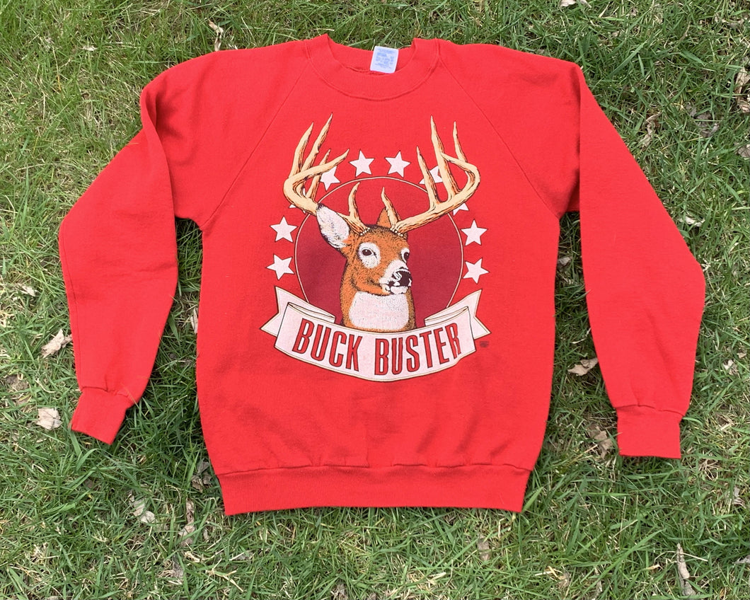 Vintage Buck Buster Crewneck Sweatshirt - Small ( S ) - USA