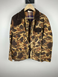 True Vintage Camo Duck Jacket 70s/80s Spotted Hunting - L/XL