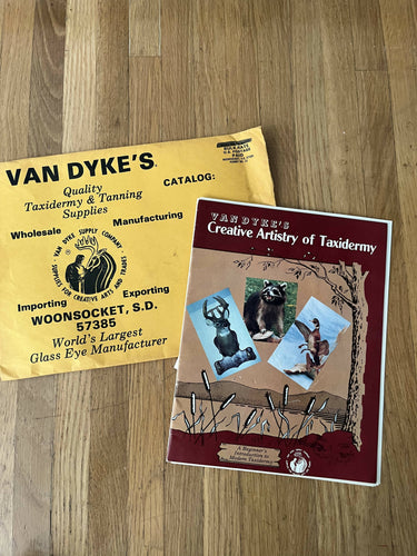Vintage Van Dyke's Taxidermy Booklet