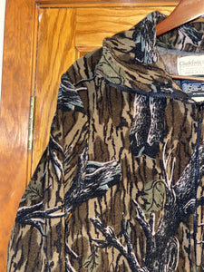 Clarkfield Mossy Oak Treestand 2 Pocket Fleece Jacket (L) 🇺🇸