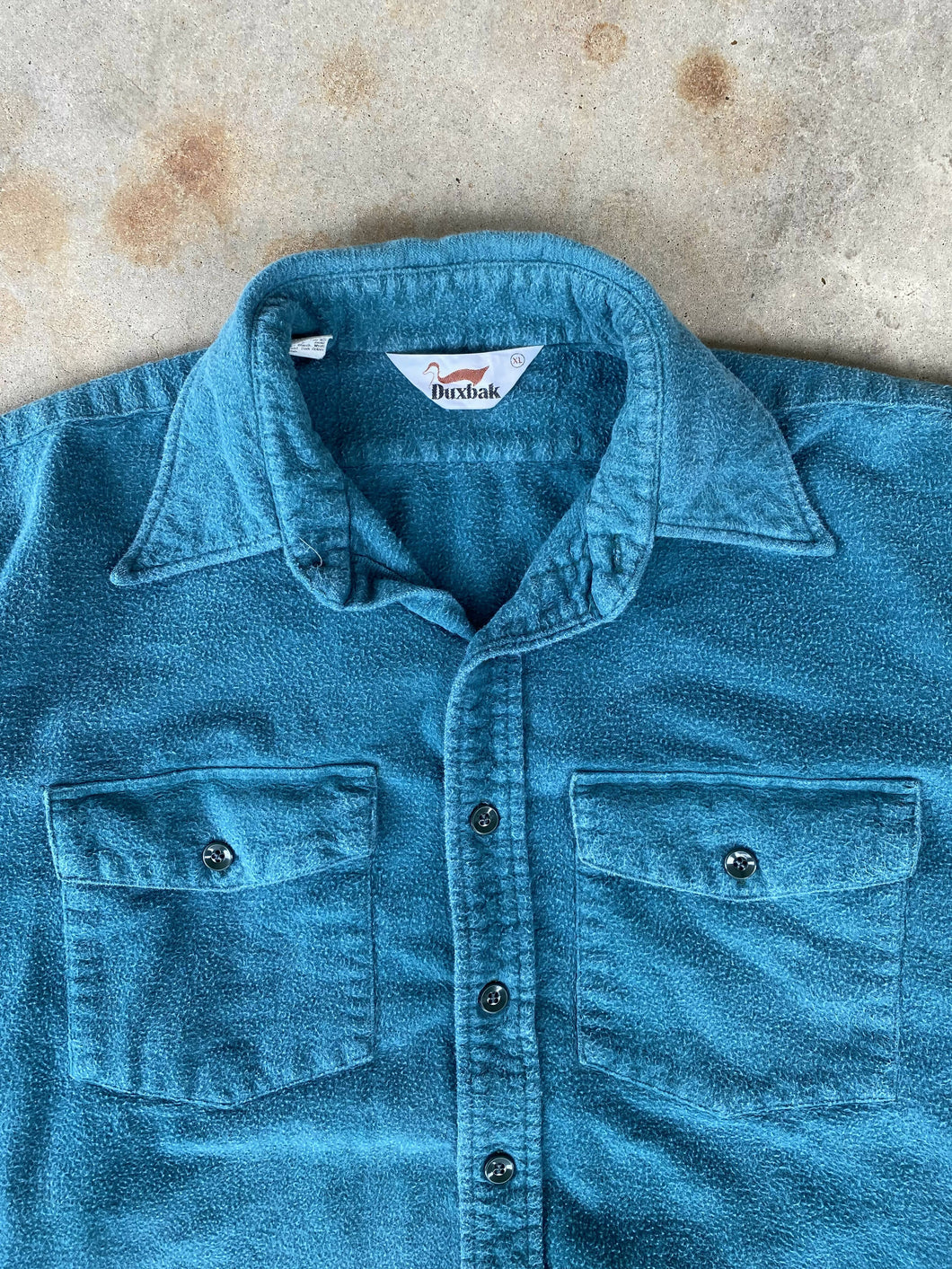 Vintage Duxbak Chamois Button Up (XL)