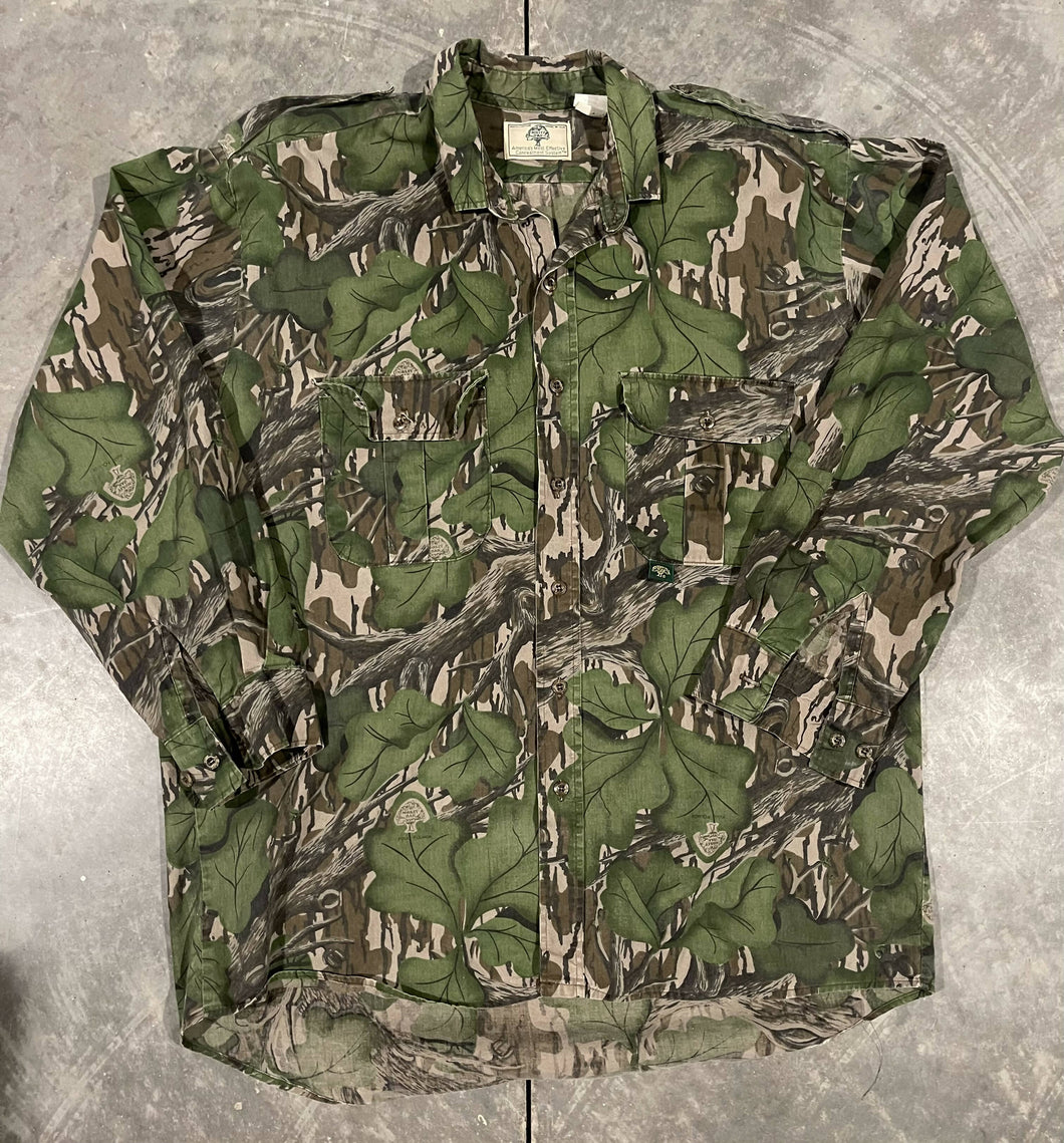 90’s Mossy Oak Full Foliage Button Down Shirt (XL) 🇺🇸