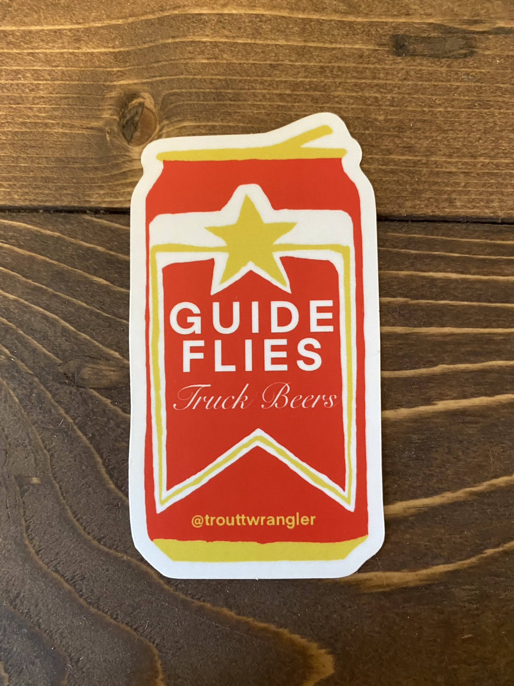 Beer Can Sticker