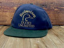 Load image into Gallery viewer, Vintage 1996 Budweiser Ducks Unlimited Snap Back