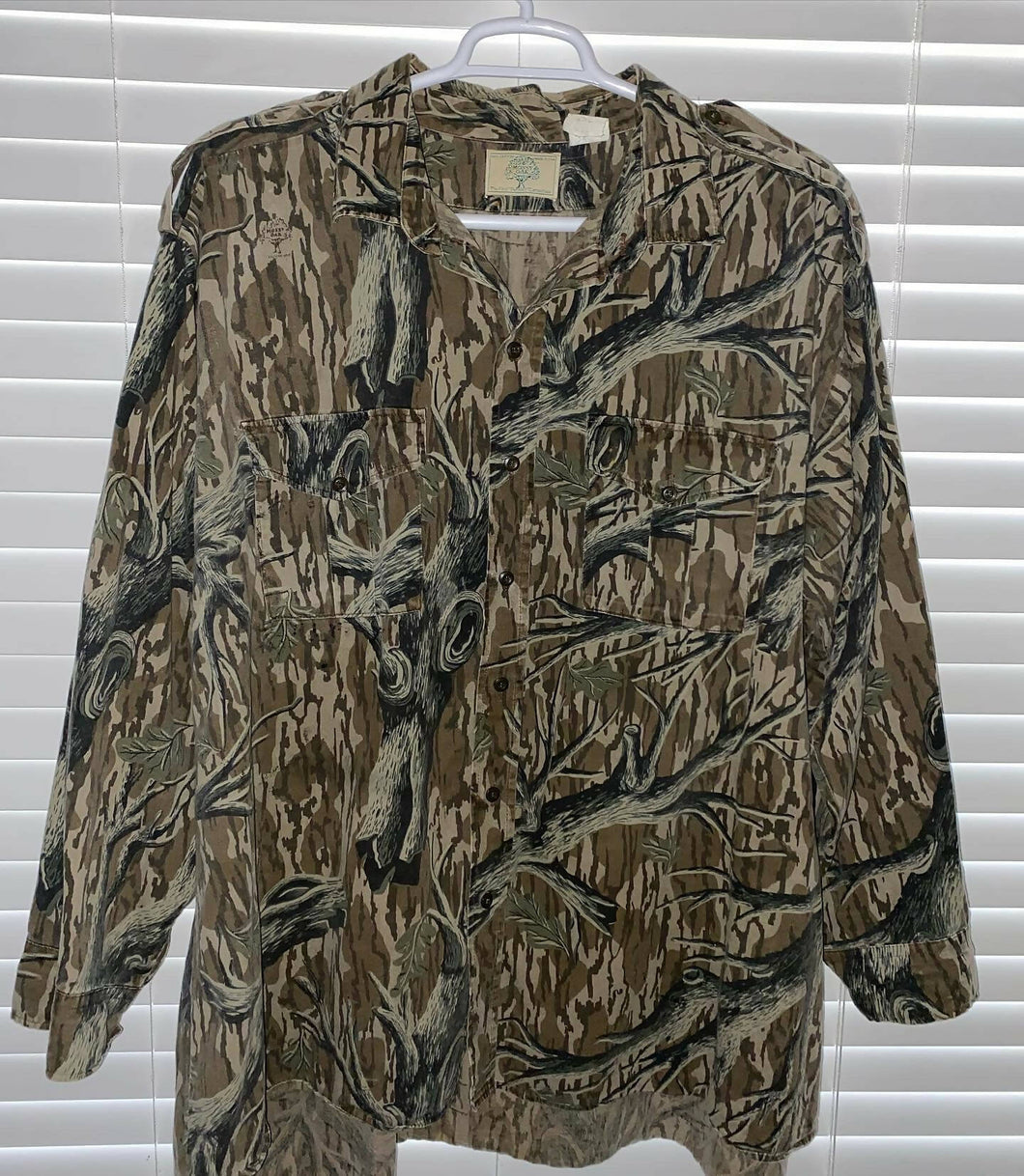 Vintage Mossy Oak Treestand Longsleeve Button Down (XL/XXL)🇺🇸