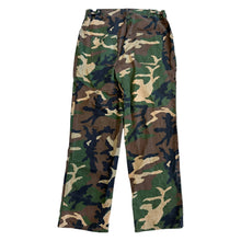 Load image into Gallery viewer, Duck Bay Woodland Camo Canvas Pants- 34 waist