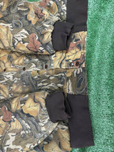 Load image into Gallery viewer, Mossy Oak Fall Foliage Camo Lacrosse Plumbing Insulated Jacket Coat -- XL USA Made