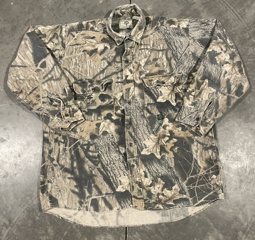 90’s Mossy Oak Original Break Up Chamois Button Down (L) 🇺🇸