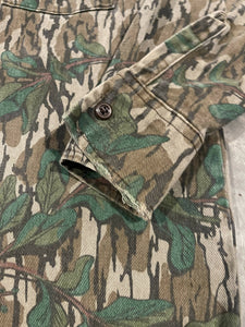 90’s Original Key Mossy Oak Greenleaf Button Down Shirt (L)🇺🇸