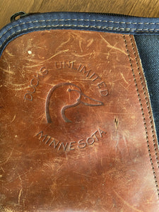 Ducks Unlimited Canvas and Leather Case