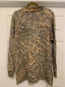 Mossy Oak Shadowgrass LS Mock Turtleneck Shirt (L)🇺🇸