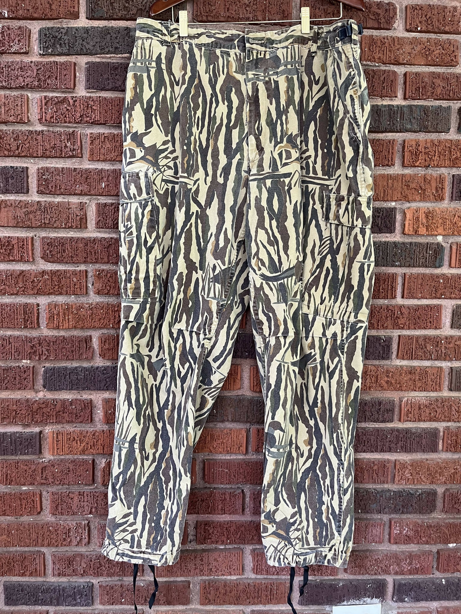 Vintage Very Rare Rattlers Brand Ducks Unlimited Print Cargo Pants Size XL  Long