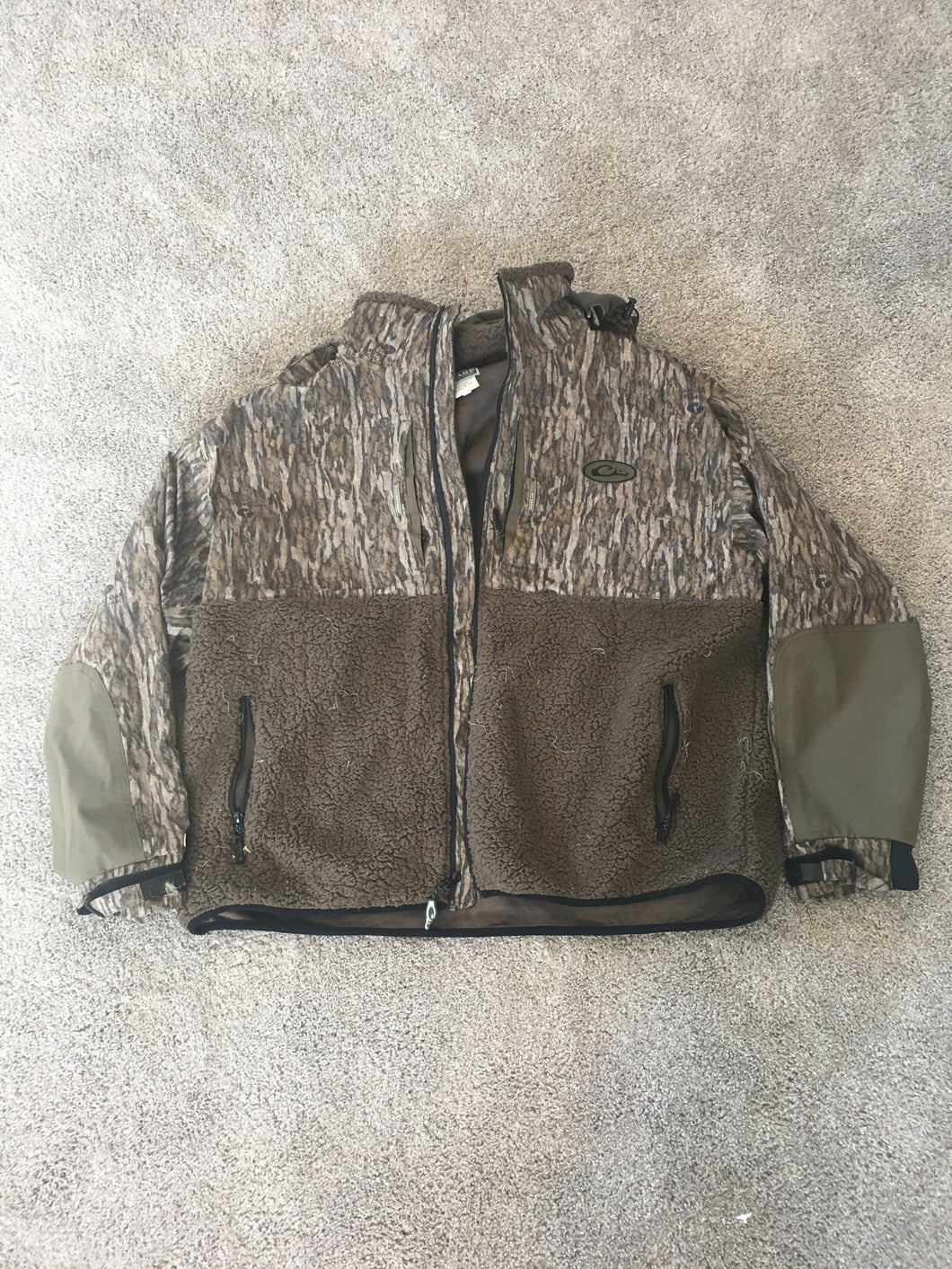 Drake MST Guardian Flex Sherpa Fleece Equador Full Zip with Hood (XL)