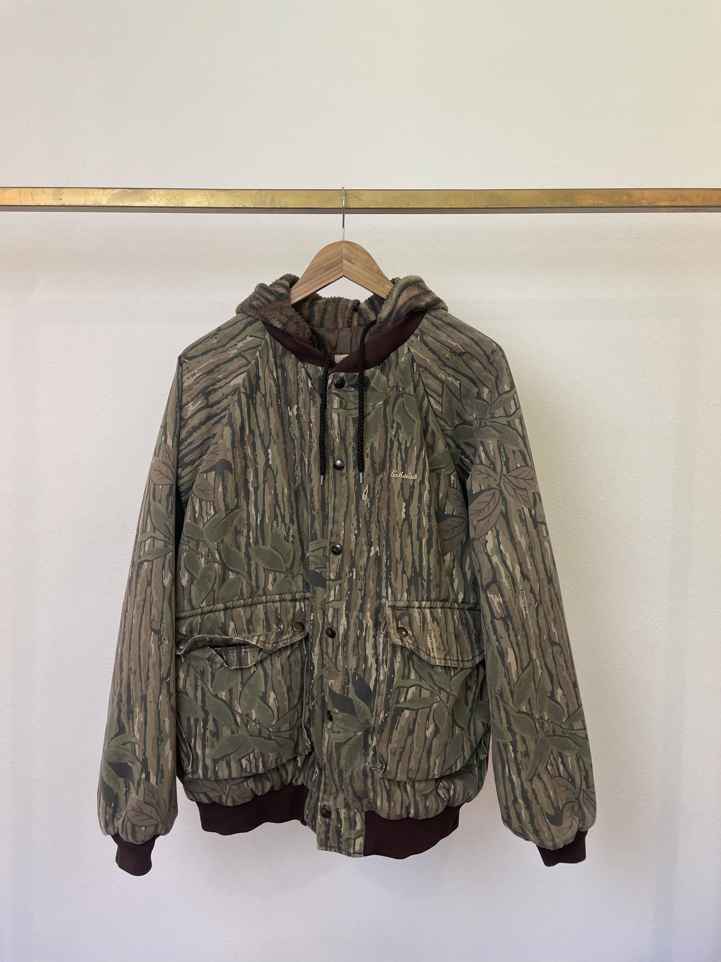 ジャケット・アウター 9090 Washed Track Jacket Real Tree L 9090 Washed Track Jacket Real Tree L