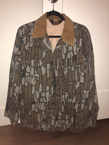 Vintage Corduroy Collar Trebark Coat M