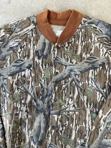 Vintage Mossy Oak Treestand Camo Bomber Jacket (XXXL) 🇺🇸