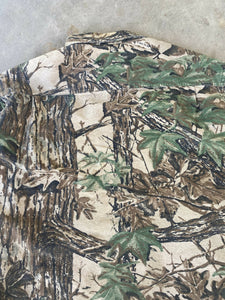 Vintage Rattlers Brand Realtree Camo Button up XL/XXL