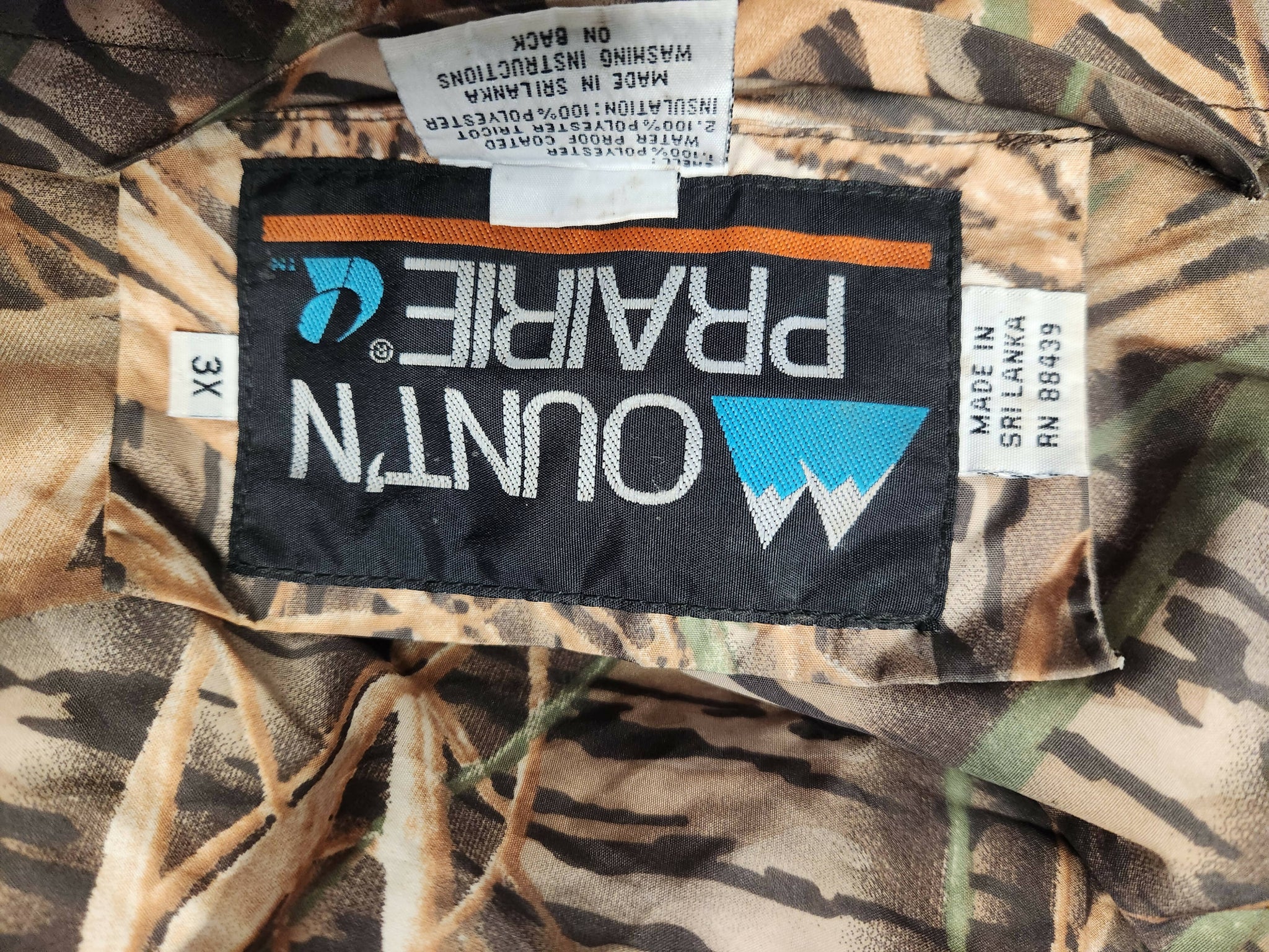 Vintage Sawgrass camo duck jacket Camoretro